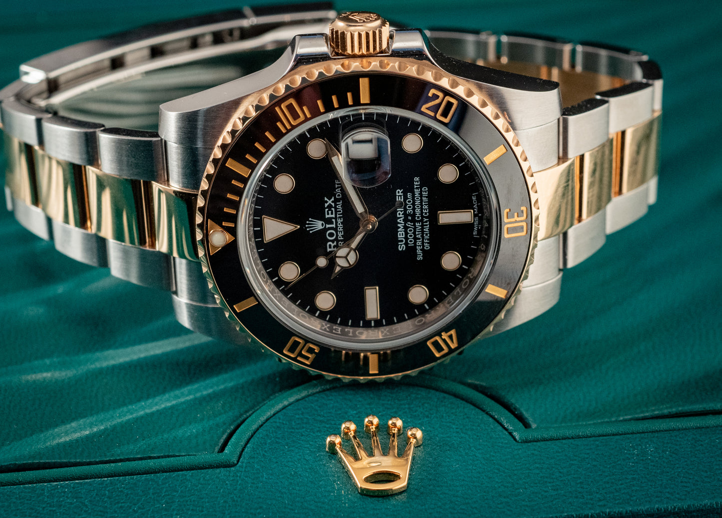 Rolex Two Tone Submariner Date 2018 40mm Box and Papers Ref 116613LN