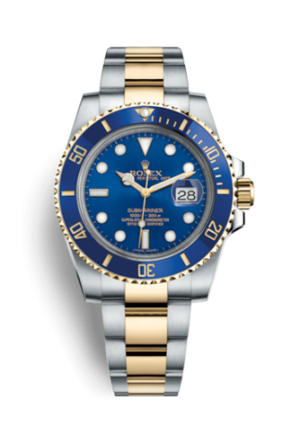 Rolex Submariner Date Rolesor / Blue / Cerachrom : Ref Number 116613lb-0005
