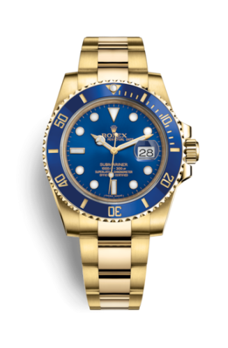 Rolex Submariner Date Yellow Gold / Blue : Ref Number 116618LB-0003