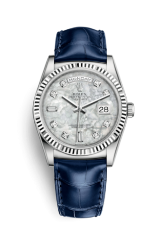 Rolex Day-Date 36 White Gold / Strap / MOP : Ref Number 118139-0090
