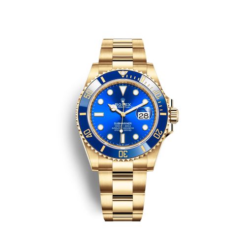 Rolex Submariner Date 41 Yellow Gold / Blue : Ref Number 126618LB-0002