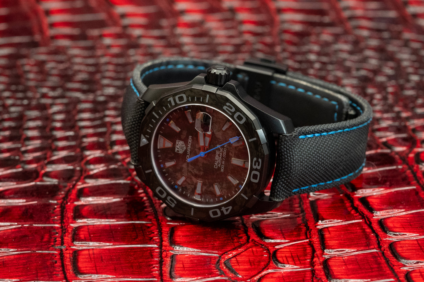 TAG Heuer Aquaracer Carbon Titanium Ref WBD218C.FC6447 Box And Papers