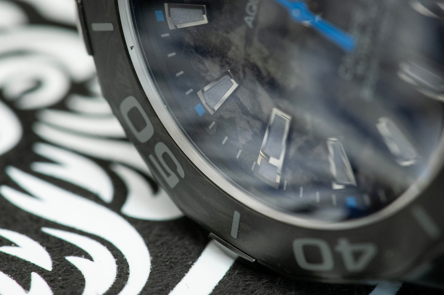 TAG Heuer Aquaracer Carbon Titanium Ref WBD218C.FC6447 Box And Papers