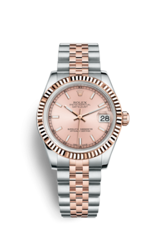 Rolex Datejust 31 Rolesor Everose Fluted / Jubilee / Pink : Ref Number 178271-0005