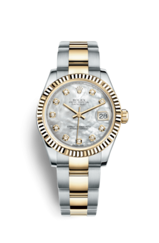 Rolex Datejust 31 Rolesor Yellow Fluted / Oyster / MOP : Ref Number 178273-0038
