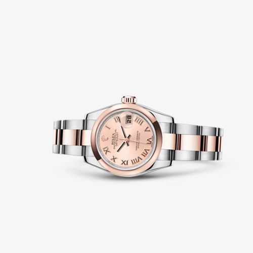 Rolex Lady-Datejust 26 Rolesor Everose Pink : Ref Number 179161-0065
