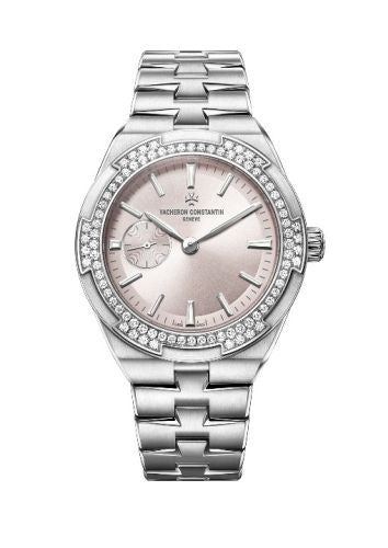 Vacheron Constantin Overseas Small Stainless Steel / Diamond / Rosy Beige : Ref Number 2305V/100A-B078