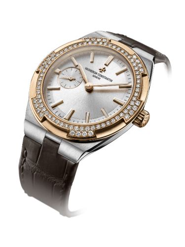 Vacheron Constantin Overseas Small Stainless Steel / Pink Gold / Diamond / Silver : Ref Number 2305V/000M-B400