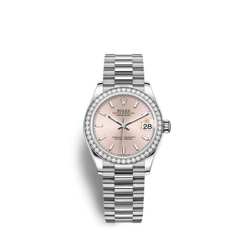 Rolex Datejust 31 White Gold Diamond / Pink : Ref Number 278289rbr-0013