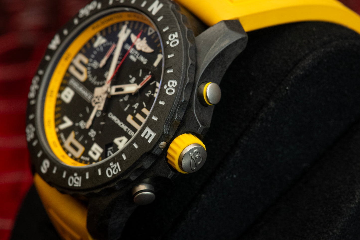 Breitling Endurance Pro Yellow Box And Electronic Papers Under Warranty Ref X82310A41B1S1