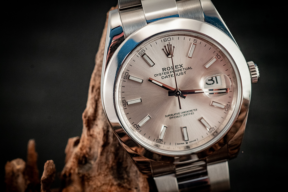Rolex Datejust 41MM Oystersteel Ref 126300 Box And Papers 2019 Silver Oyster Bracelet Silver Bezel