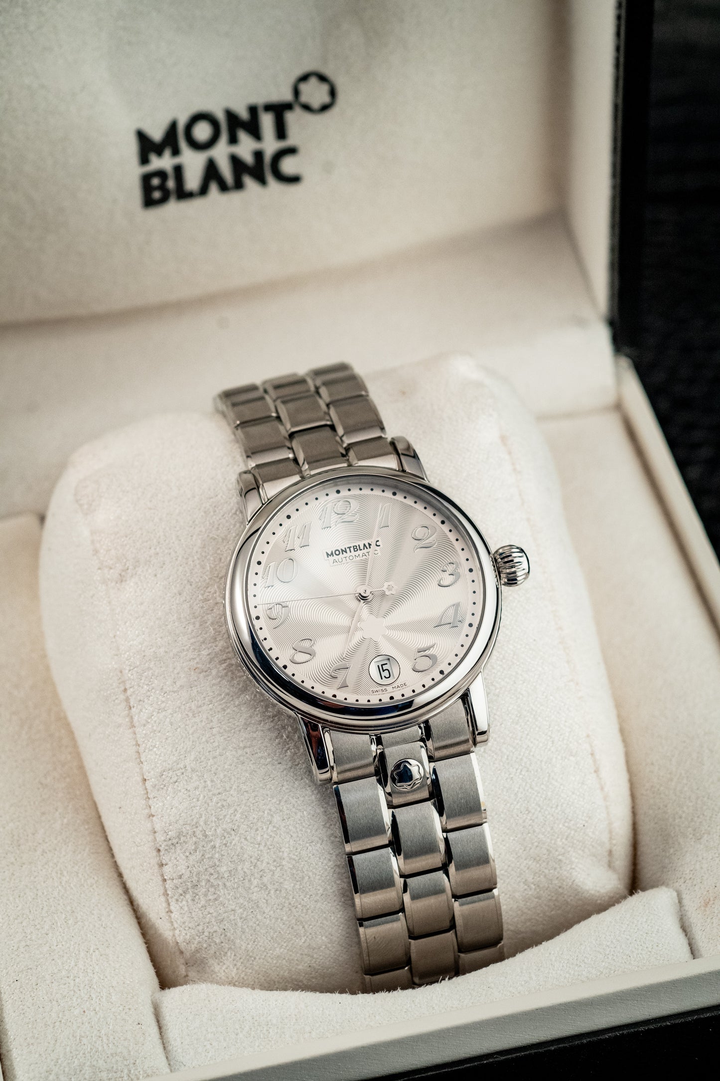 Montblanc Meisterstuck Star Automatic 36MM Stainless Steel Band Ref 7042