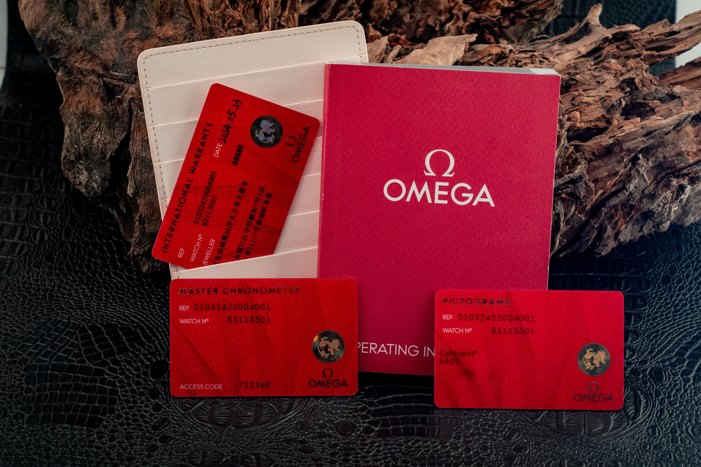 Omega 2024 Seamaster Diver 300M 42MM White Wave Box And Papers Ref 210.32.42.20.04.001