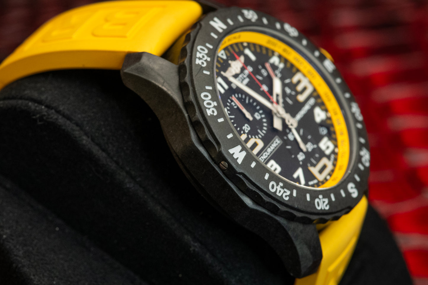 Breitling Endurance Pro Yellow Box And Electronic Papers Under Warranty Ref X82310A41B1S1
