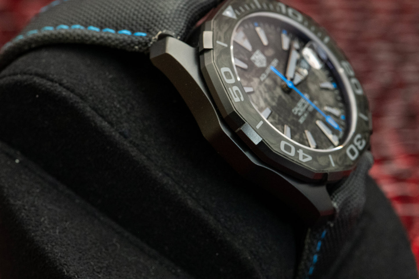 TAG Heuer Aquaracer Carbon Titanium Ref WBD218C.FC6447 Box And Papers
