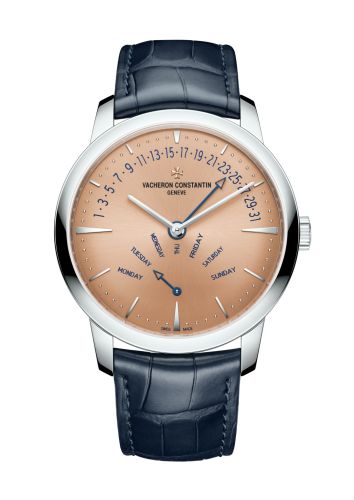 Vacheron Constantin Patrimony Retrograde Day-Date Platinum / Salmon : Ref Number 4000U/000P-H003