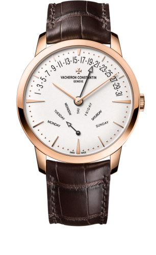Vacheron Constantin Patrimony Retrograde Day-Date Pink Gold / Silver : Ref Number 4000U/000R-B110