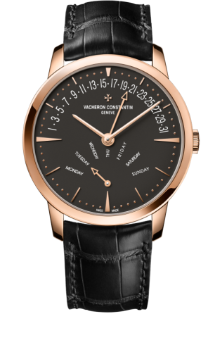 Vacheron Constantin Patrimony Retrograde Day-Date Pink Gold / Anthracite : Ref Number 4000U/000R-B111