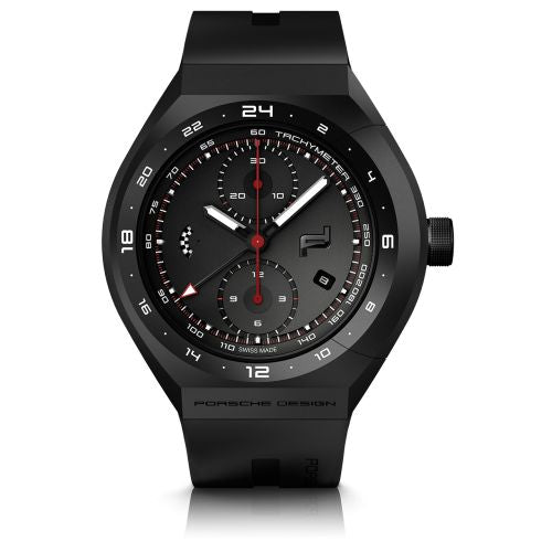 Porsche Design Monobloc Actuator 24H - Chronotimer Black & Rubber : Ref Number 4.05E+12