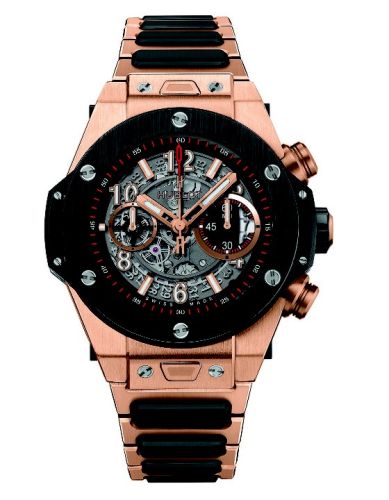 Hublot Big Bang Unico 45 King Gold / Ceramic / Bracelet : Ref Number 411.OM.1180.OM