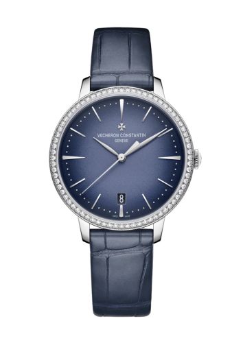 Vacheron Constantin Patrimony Self-Winding 36.5 White Gold - Diamond / Blue : Ref Number 4115U/000G-B908