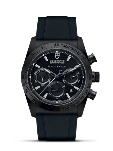 Tudor Fastrider Black Shield Ceramic / Black / Rubber : Ref Number 42000CN-0018