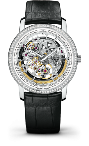 Vacheron Constantin Traditionnelle Openworked White Gold / Diamond : Ref Number 43578/000G-9393
