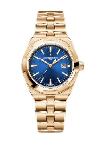 Vacheron Constantin Overseas Automatic 35 Pink Gold / Blue / Bracelet : Ref Number 4600V/200R-B979