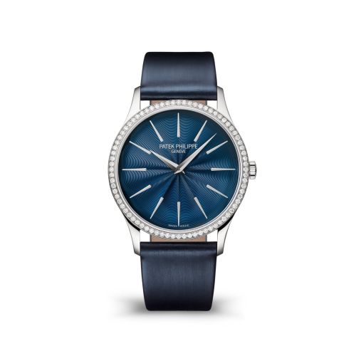 Patek Philippe Calatrava 4997 White Gold / Blue : Ref Number 4997/200G-001