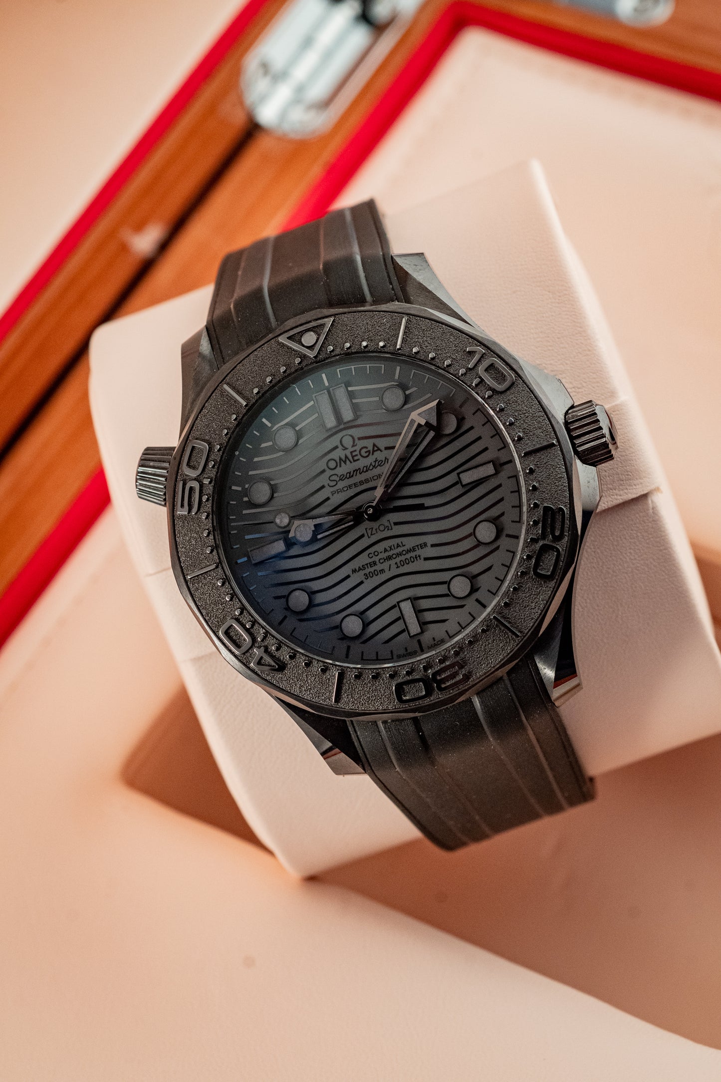 Omega Seamaster Diver 300M Black Ceramic 2024 Box And Papers 210.92.44.20.01.003