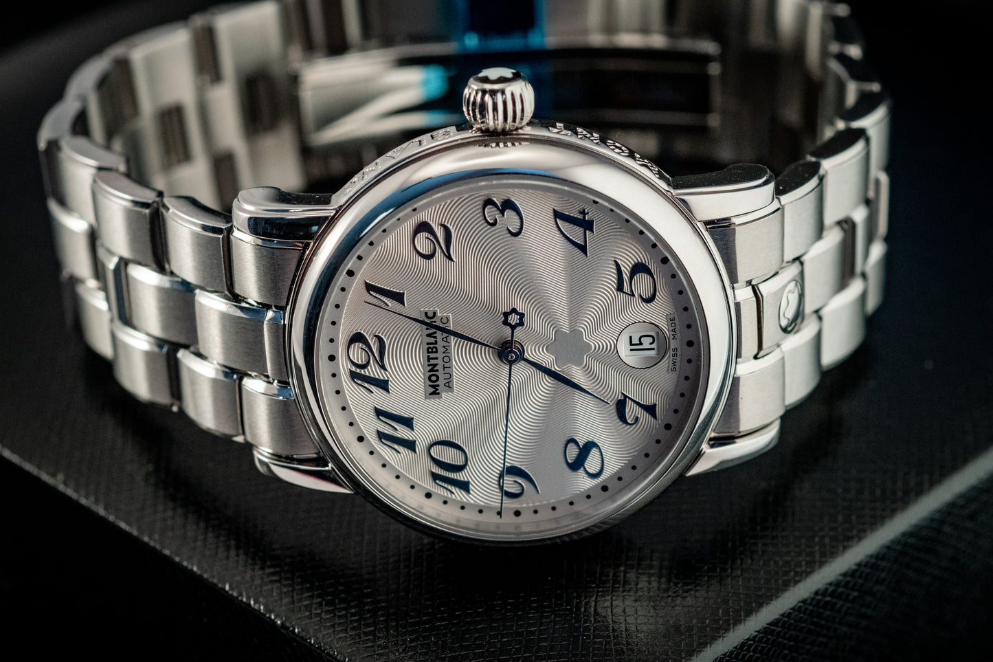 Montblanc Meisterstuck Star Automatic 36MM Stainless Steel Band Ref 7042
