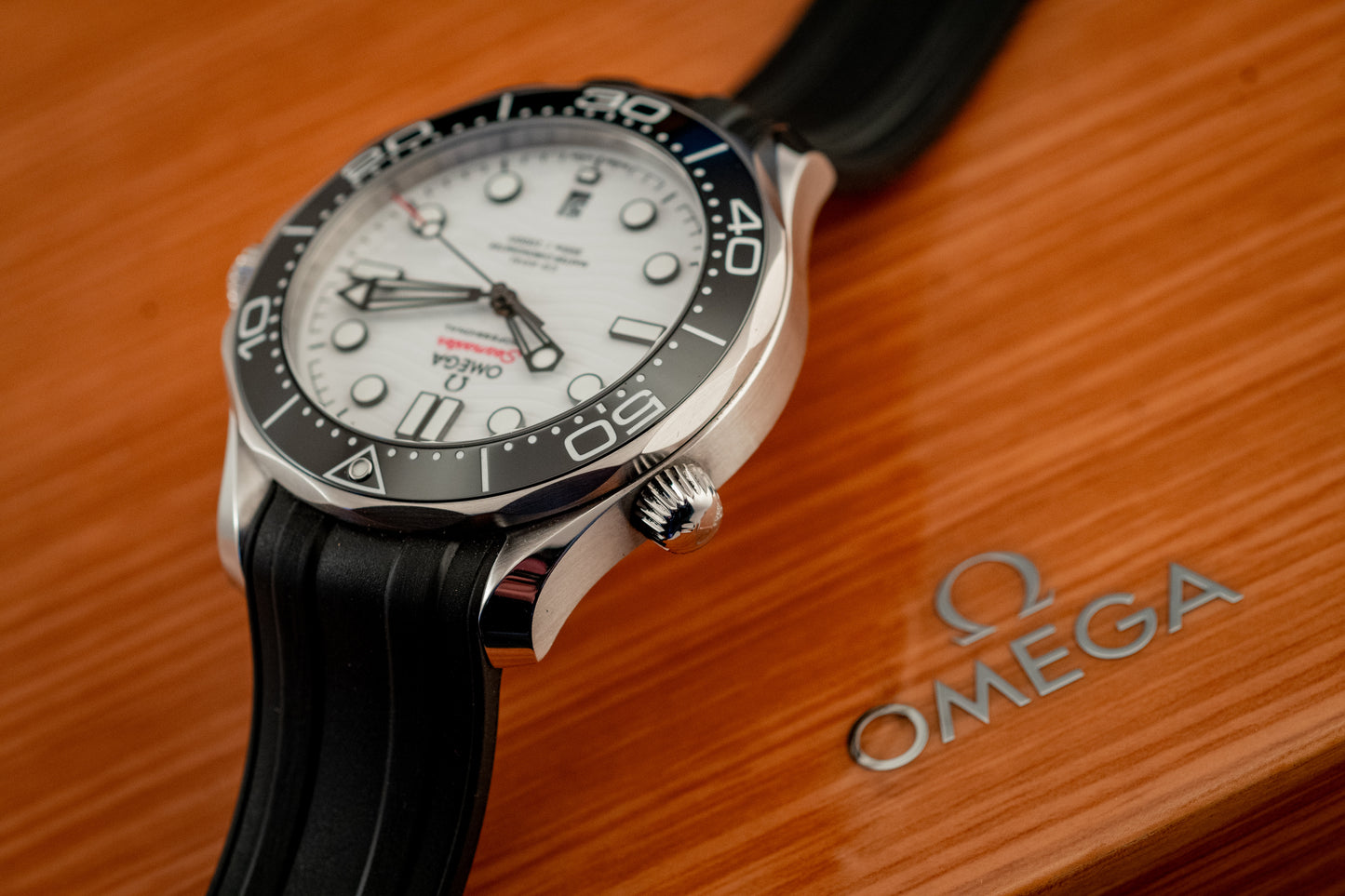 Omega 2024 Seamaster Diver 300M 42MM White Wave Box And Papers Ref 210.32.42.20.04.001