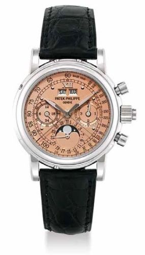 Patek Philippe Perpetual Calendar Split Seconds Chronograph 5004G Salmon : Ref Number 5004G_Salmon