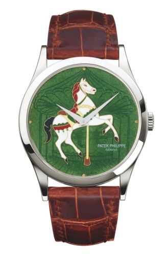 Patek Philippe Calatrava 5077 Carousel Green : Ref Number 5077P-061