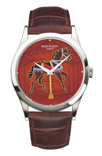 Patek Philippe Calatrava 5077 Carousel Red : Ref Number 5077P-062