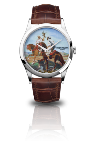 Patek Philippe Calatrava 5077 Falcon Hunting : Ref Number 5077P-091
