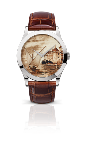 Patek Philippe Calatrava Lakeside Scenes 5089 : Ref Number 5089G-017