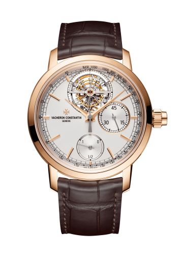 Vacheron Constantin Traditionnelle Tourbillon Chronograph Pink Gold / Silver : Ref Number 5100T/000R-B623