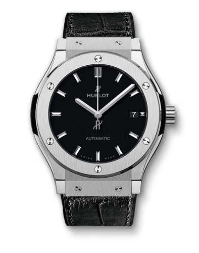 Hublot Classic Fusion 45 Titanium / Black : Ref Number 511.NX.1171.LR