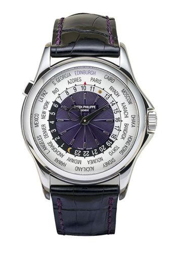 Patek Philippe World Time 5130 Platinum / Hamilton & Inches : Ref Number 5130P-029