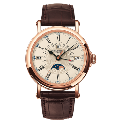Patek Philippe Perpetual Calendar 5159 Rose Gold / Silver : Ref Number 5159R-001