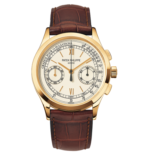 Patek Philippe Chronograph 5170 Yellow Gold / Silver : Ref Number 5170J-001