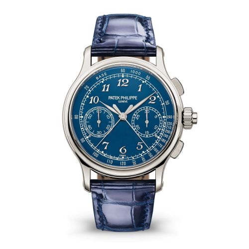Patek Philippe Split-Seconds Chronograph 5370 Platinum / Blue : Ref Number 5370P-011
