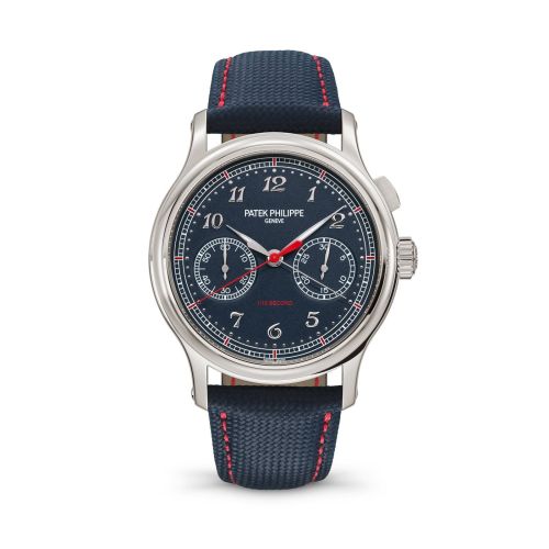 Patek Philippe Monopusher Chronograph 5470 Platinum / Blue : Ref Number 5470P-001