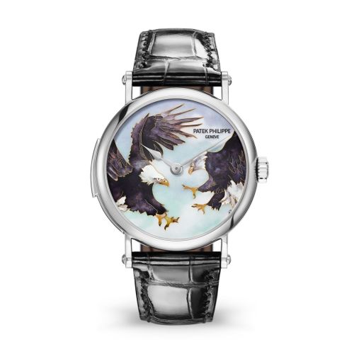 Patek Philippe Tourbillon Minute Repeater 5538 Eagles in Flight : Ref Number 5538G-001