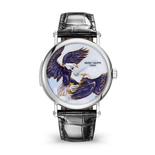 Patek Philippe Tourbillon Minute Repeater 5538 Eagles in Flight : Ref Number 5538G-010