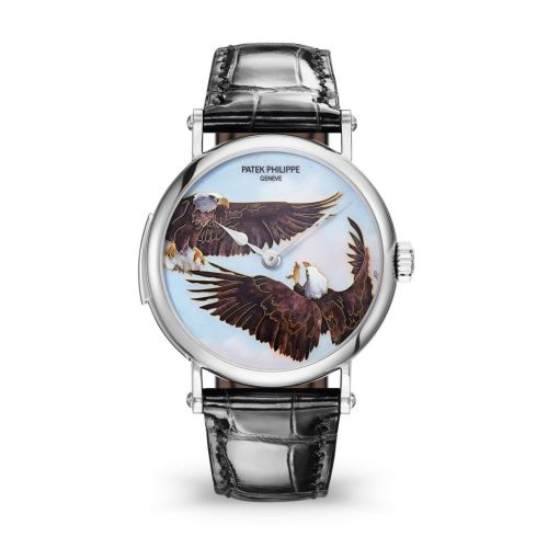 Patek Philippe Tourbillon Minute Repeater 5538 Eagles in Flight : Ref Number 5538G-011