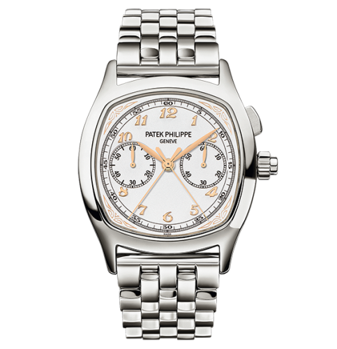 Patek Philippe Split-Seconds Chronograph 5950 Stainless Steel / Silver / Bracelet : Ref Number 5950/1A-013
