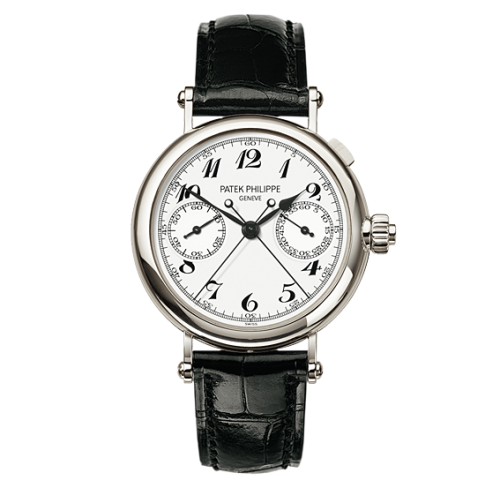 Patek Philippe Split-Seconds Chronograph 5959 Platinum / White : Ref Number 5959P-001