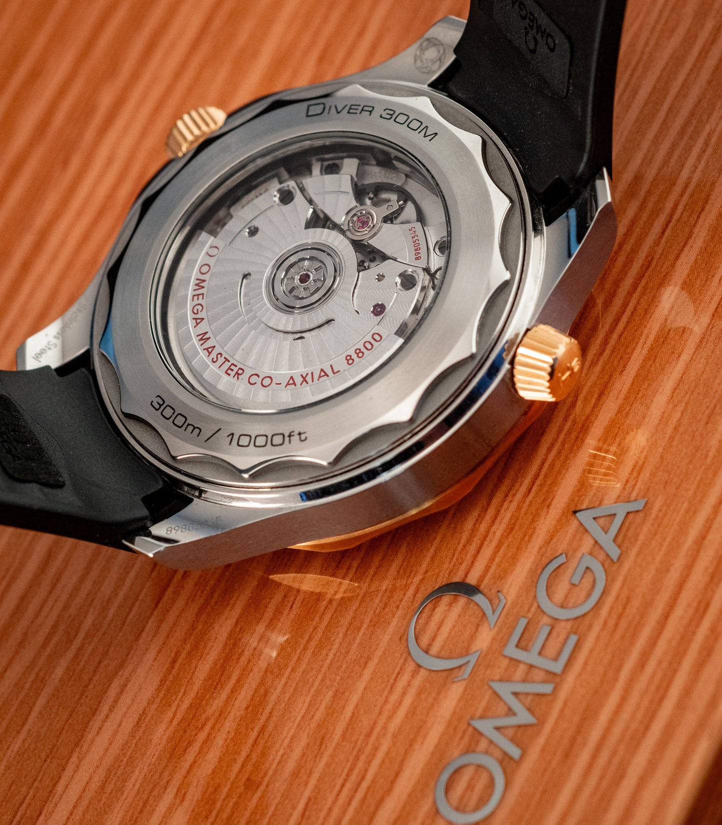 Omega Seamaster Senda Gold 300M Diver 2019 Box And Papers Ref 210.22.42.20.01.001